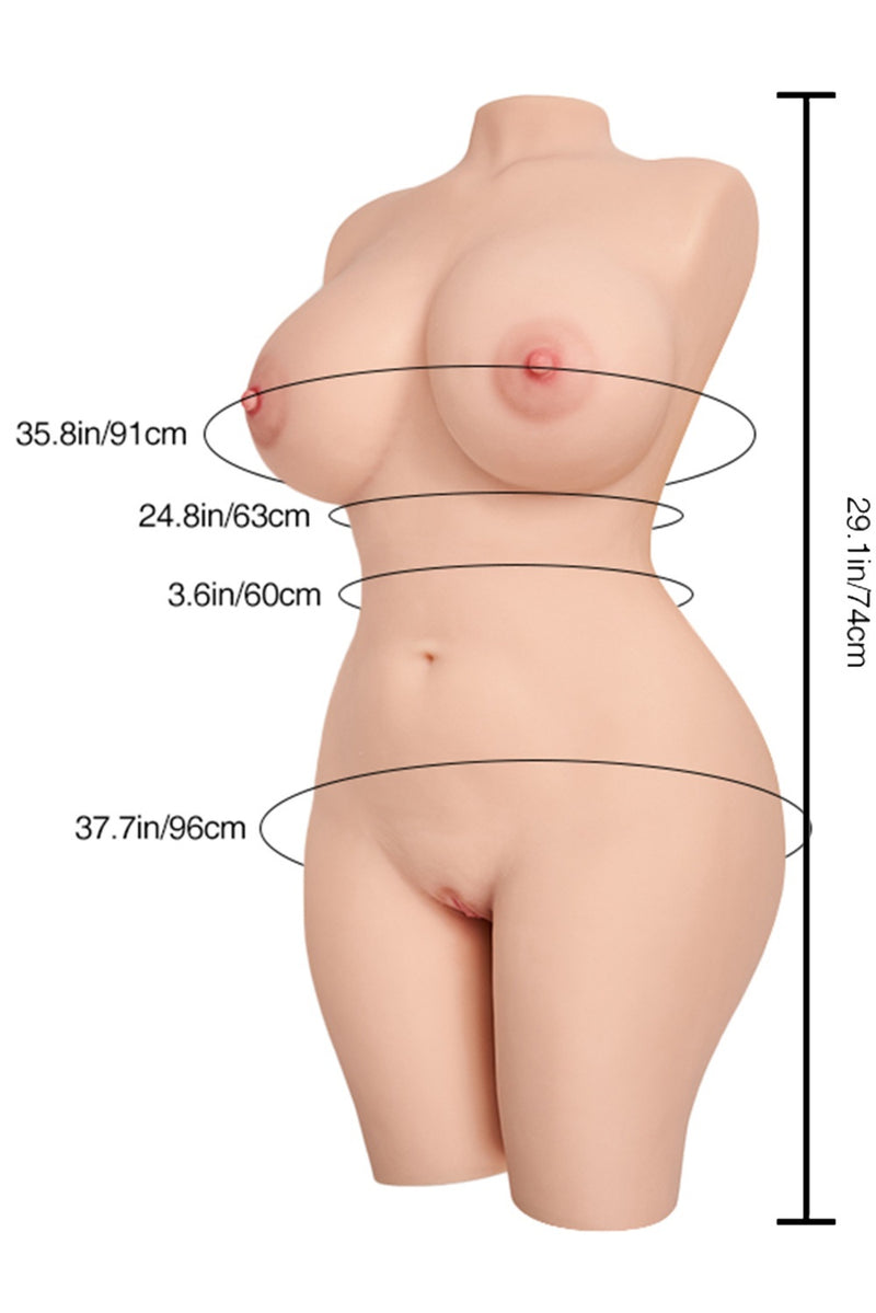 Tantaly - Amelia 150cm/4ft 11 Large Breast Torso TPE Sex Doll