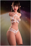 Climax Doll - Rachele 150cm/4ft 11 Small Breast Torso Movable Jaw Silicone Head Sex Doll