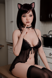 Aibei Dolls - Janet 166cm/5ft5 H-cup Silicone Head Sex Doll