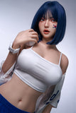 Orange In - Dee 158cm/5ft 2 Large Breast Movable Jaw Silicone Sex Doll