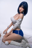 Orange In - Dee 158cm/5ft 2 Large Breast Movable Jaw Silicone Sex Doll