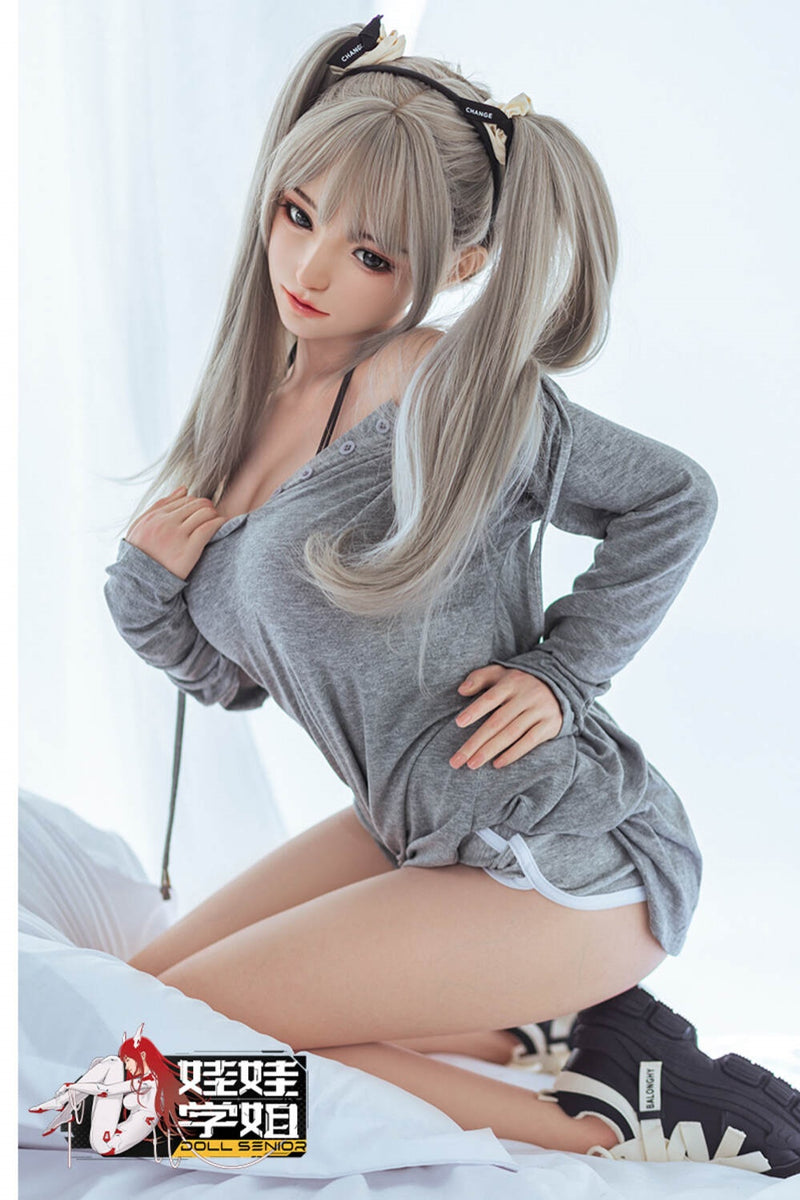 Doll Senior - Kaley 150cm/4ft 11 D-cup Silicone Head Sex Doll
