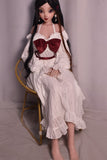 Elsababe - Karine 150cm/4ft 11 Medium Breast Movable Jaw Silicone Sex Doll