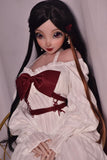Elsababe - Karine 150cm/4ft 11 Medium Breast Movable Jaw Silicone Sex Doll