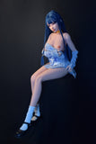 Elsababe - Lesia 150cm/4ft 11 Medium Breast Movable Jaw Silicone Sex Doll