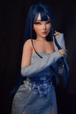 Elsababe - Lesia 150cm/4ft 11 Medium Breast Movable Jaw Silicone Sex Doll