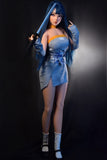 Elsababe - Lesia 150cm/4ft 11 Medium Breast Movable Jaw Silicone Sex Doll
