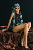 SY Doll - Margorie 5ft1/155cm Ultra Flat Chest Elf Sex Doll With Gray Hair (Customized)