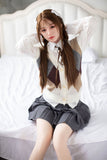 JXDoll - Geraldine 160cm/5ft3 D-cup Silicone Head Sex Doll