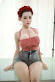 JY - Rachell 158cm/5ft 2 H-cup Silicone Head Sex Doll