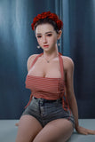 JY - Rachell 158cm/5ft 2 H-cup Silicone Head Sex Doll