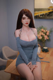 JY - Mireille 160cm/5ft 3 E-cup Silicone Head Sex Doll