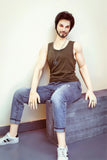 SY Doll - Parker 162cm /5ft 4 Enthusiastic Bearded Style Male Sex Doll(Customized)