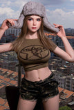 Francesca-168cm/5ft 6 Large Breast Silicone Head Sex Doll