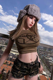Francesca-168cm/5ft 6 Large Breast Silicone Head Sex Doll