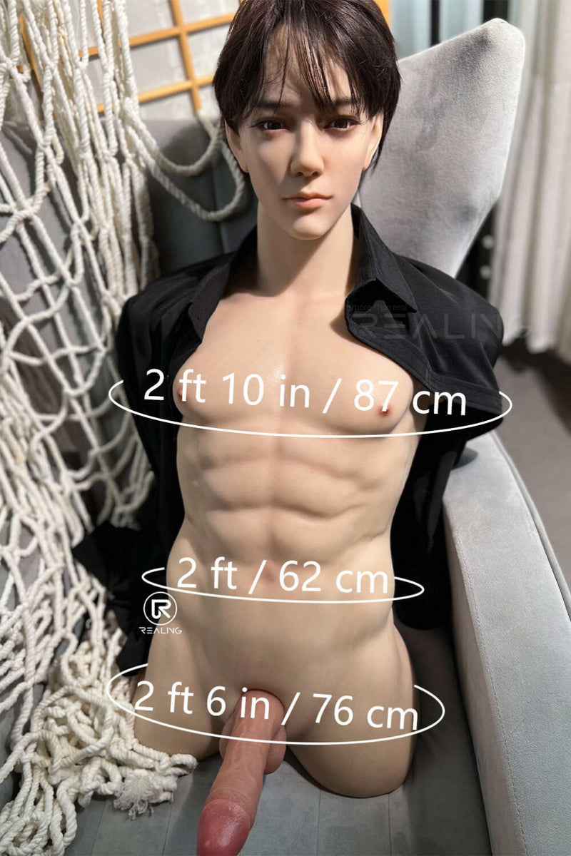 REALING - Sean 82cm/2ft8 Male Torso Silicone Head Torso
