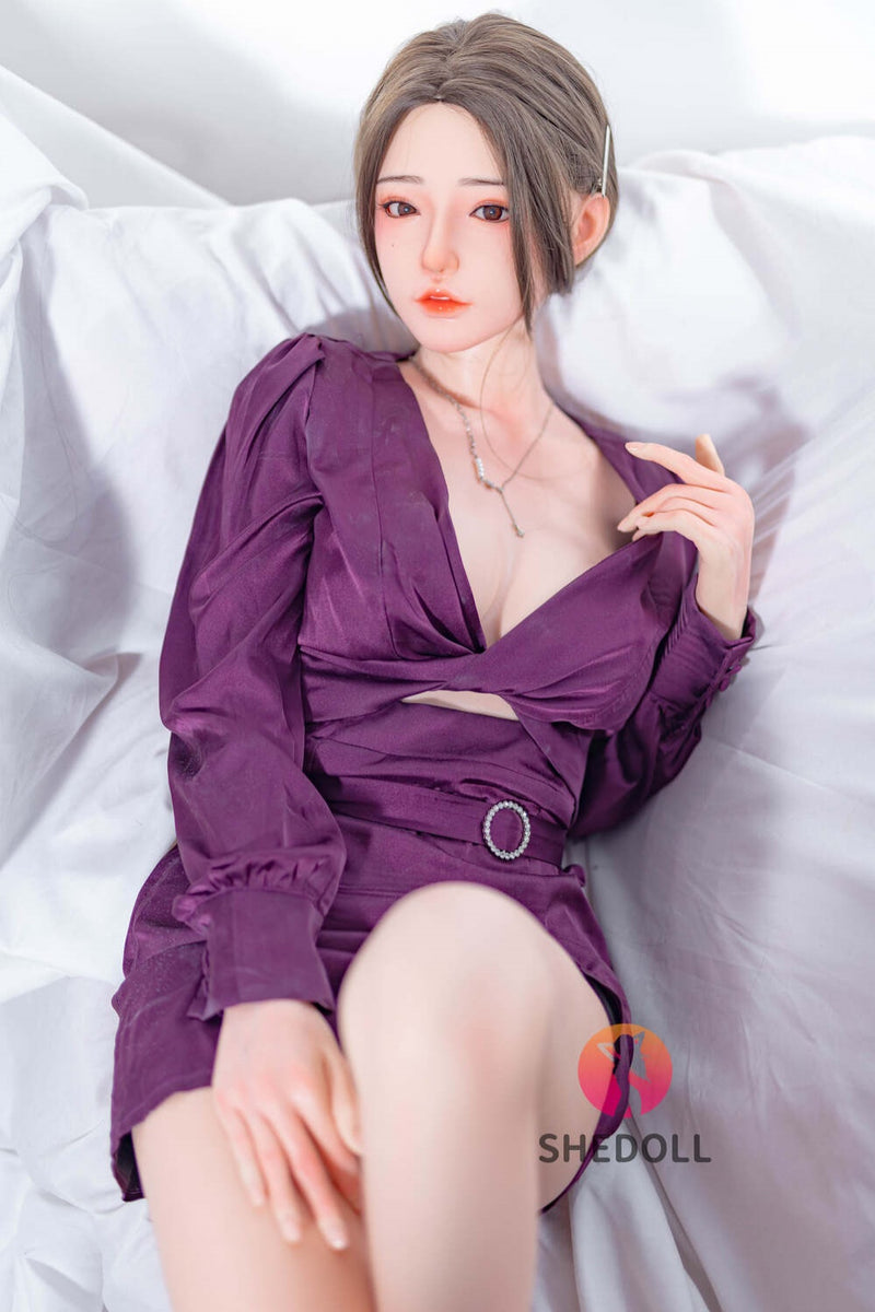 SHEDOLL - Britany 158cm/5ft2 C-cup Silicone Head  Sex Doll