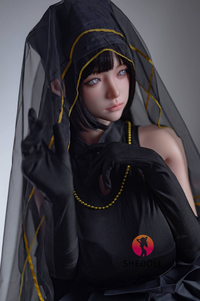 SHEDOLL - Christin 163cm/5ft4 H-Cup Silicone Head Sex Doll