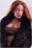 Climax Doll - Garnet 150cm/4ft 11 Medium Breast Movable Jaw Silicone Mini Figurine Sex Doll