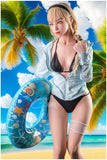 Climax Doll - Kymberly 157cm/5ft 2 Small Breast Movable Jaw Silicone Head Sex Doll
