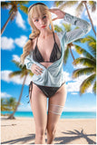 Climax Doll - Kymberly 157cm/5ft 2 Small Breast Movable Jaw Silicone Head Sex Doll