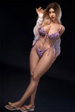 SY Doll - Demetria 5ft 6/166cm Movable Jaw Skinny Silicone Head Sex Doll (Customized)