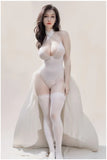 Orange In - Liliana 160cm/5ft 3 Large Breast Movable Jaw Silicone Sex Doll
