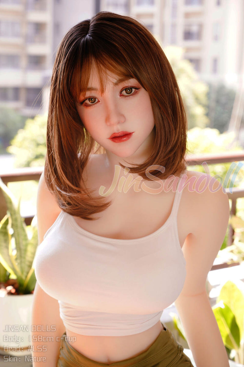 WM Dolls - Jillian 158cm/5ft2 C-cup Silicone Head Sex Doll